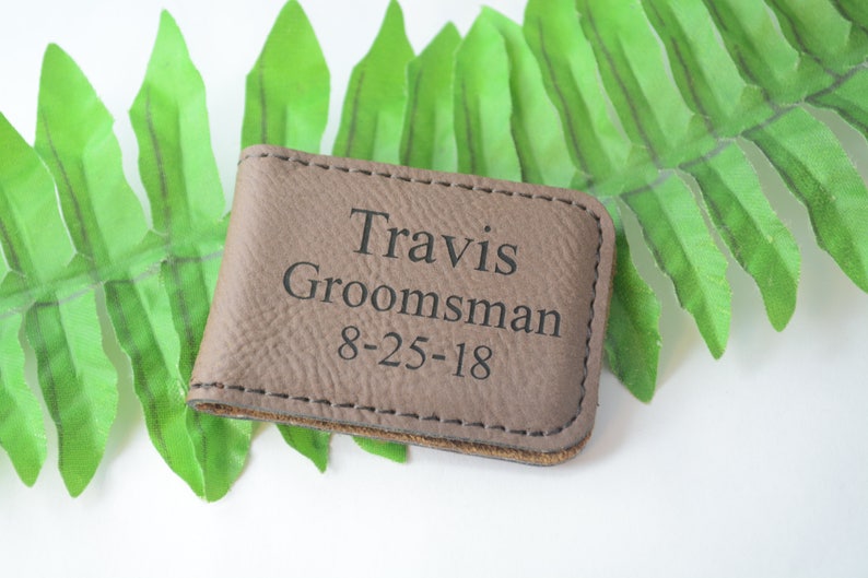 Personalized Money Clip, Money Clip, Money Clip for Groomsmen, Personalized Groomsmen Gifts, Engraved Groomsmen Gifts, Groomsman Gifts image 4