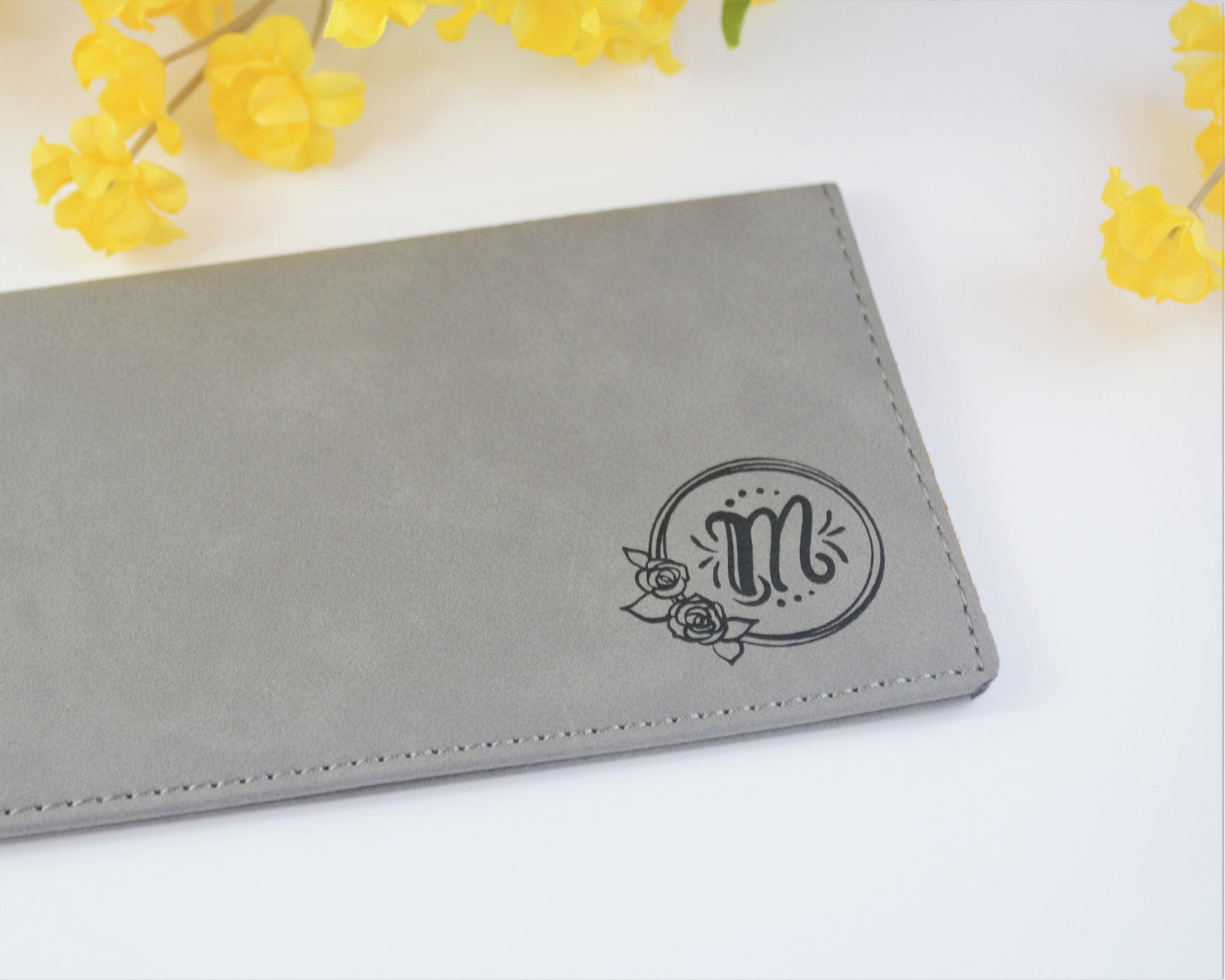 Personalized Checkbook Cover Vegan Checkbook Checkbook Etsy