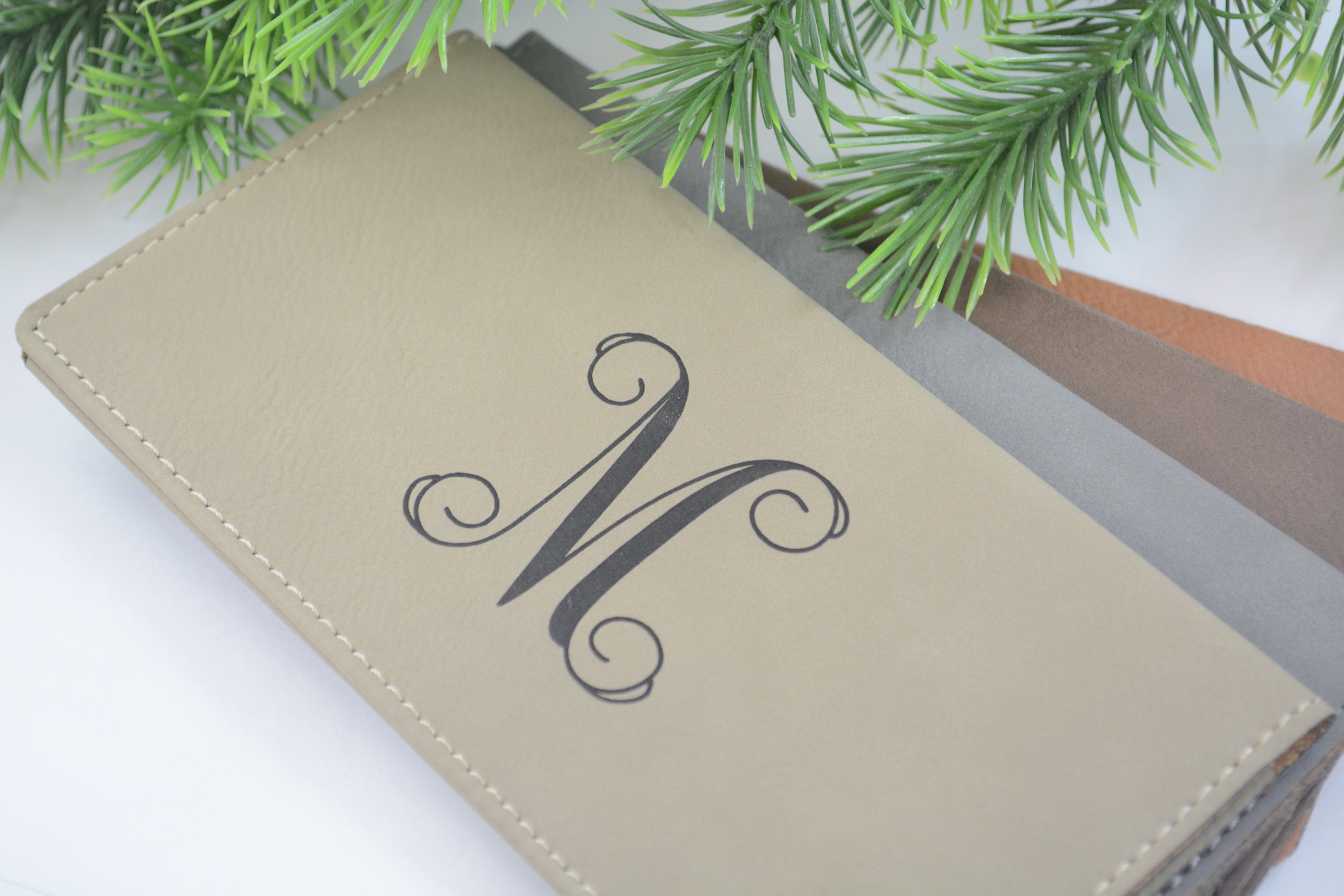 Personalized Checkbook Cover Monogrammed Check Book Cover Etsy