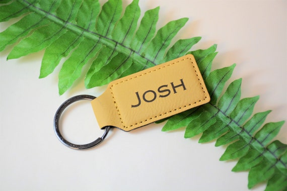 Bulk Personalized Keychains Personalized Keychains Vegan Leather