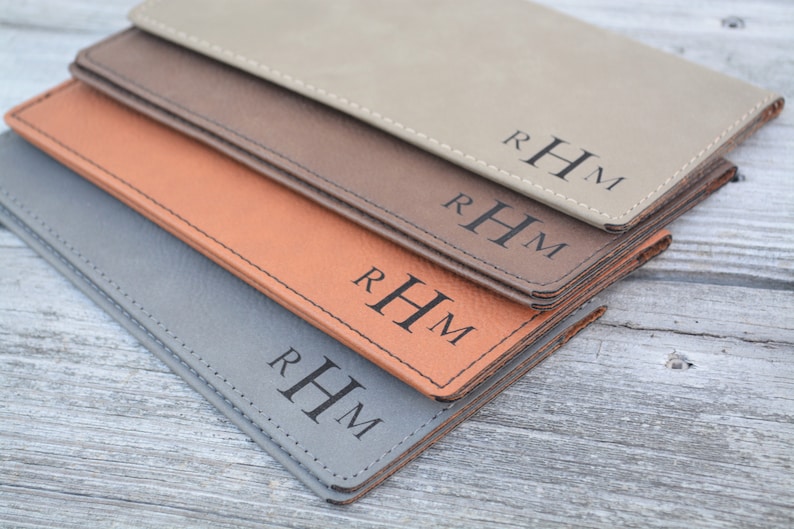 custom leather checkbook wallet custom leather checkbook wallet