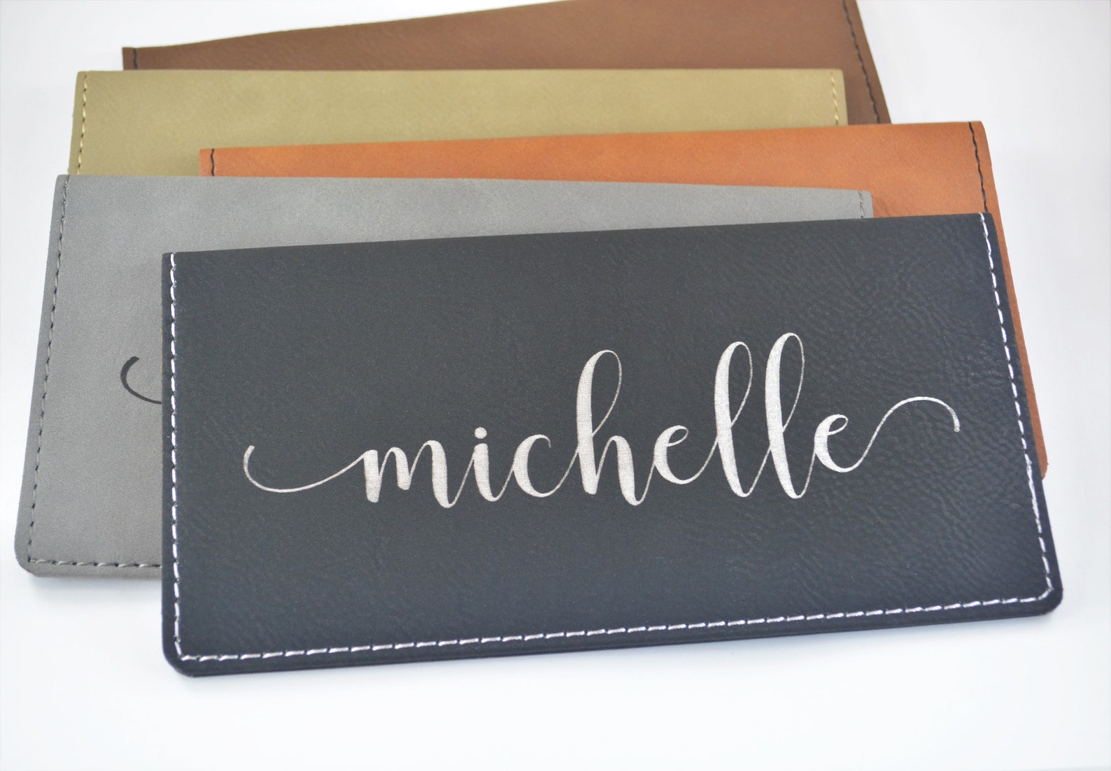 Personalized Checkbook Cover Vegan Checkbook Cover Checkbook Etsy