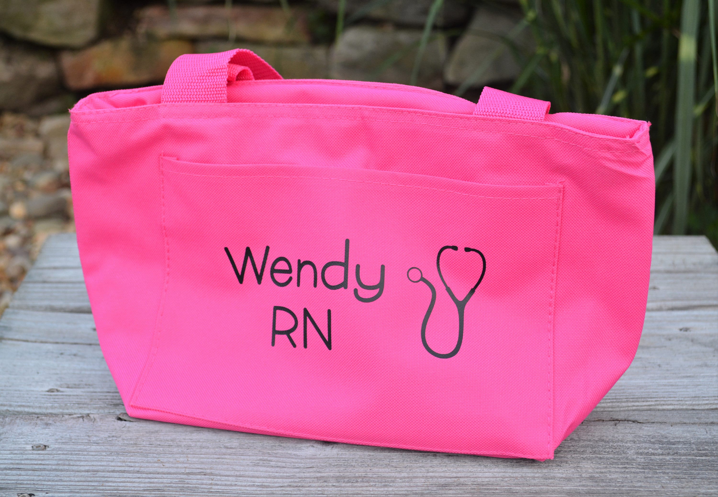 Personalized Lunch Bag, Insulated Lunch Bag, Nurse Lunch Bag, Gift for Nurse, Nurse Bag, Nurse Gift, Nurse Graduation Gift