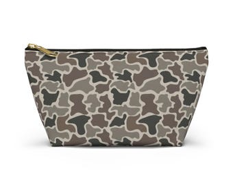 Duck Camo Accessory Pouch, Pencil Pouch, Cosmetic Makeup Bag, Toiletry Organizer, Travel Zipper Pouch, Hunting Camo Bag, Gift for Hunters