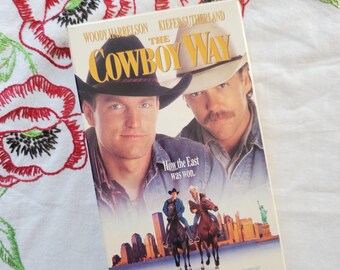 The Cowboy Way VHS Tape