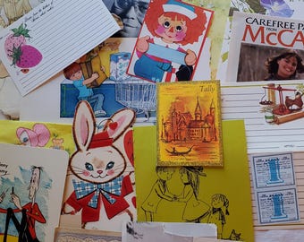 20 pc. Mystery Vintage Ephemera Bundle