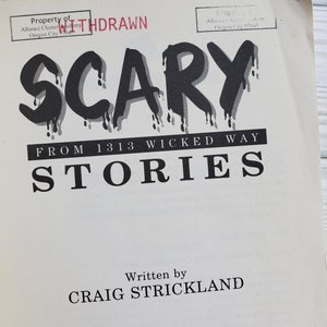 Scary Stories from 1313 Wicked Way Book afbeelding 2