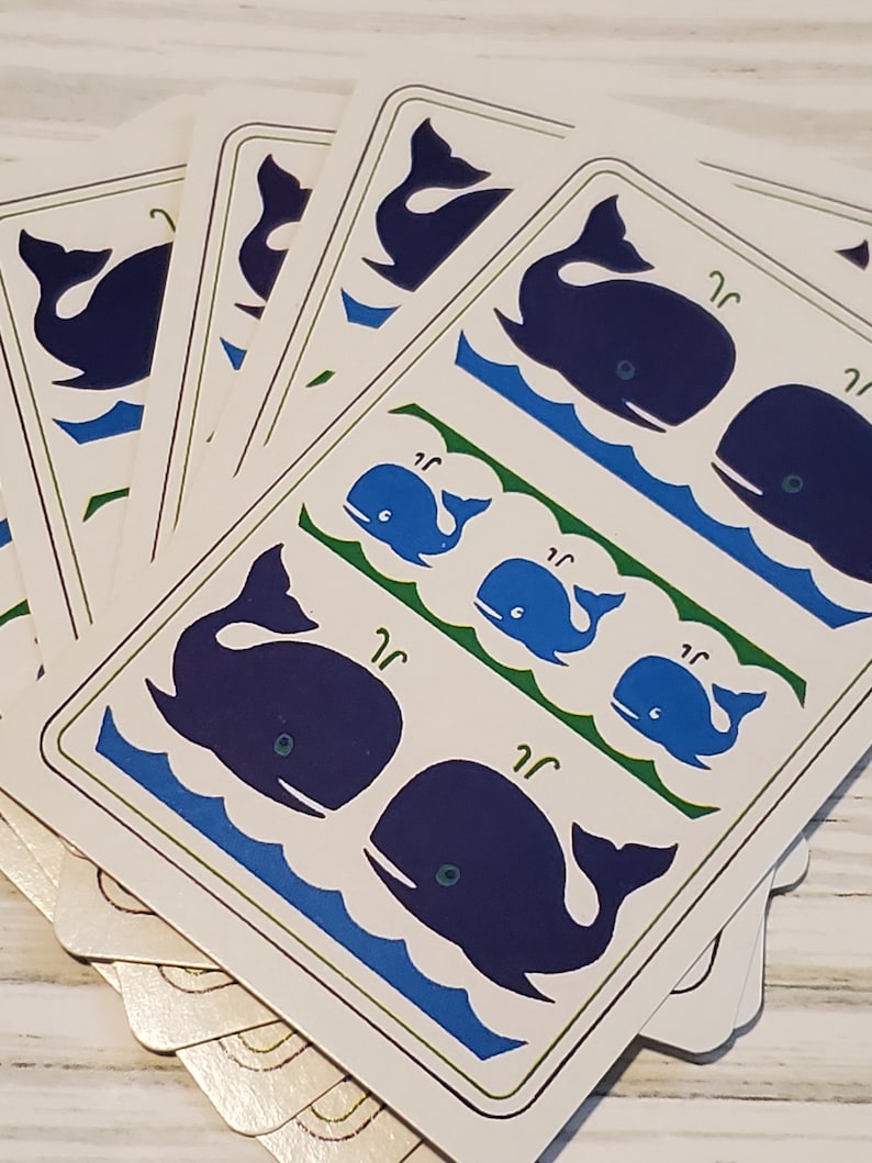 Whales Playing Cards - Etsy