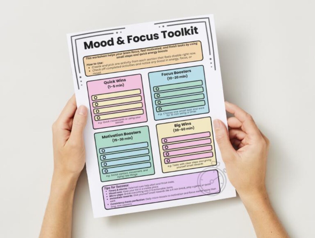 ADHD Mood & Focus Toolkit - Etsy