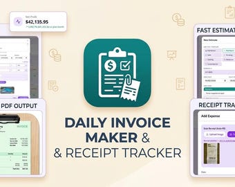 Invoice Maker App for Pool Service & Field Trades | Windows Software, Estimates, AI Receipts