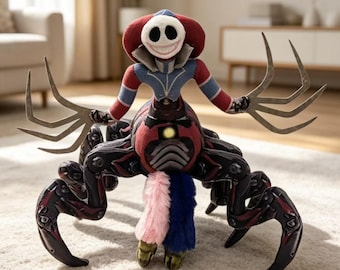 Lili Monster Clown Plush | Poppy Playtime Chapter 5 New Character Stuffed Toy, Horror Game Merchandise Gift