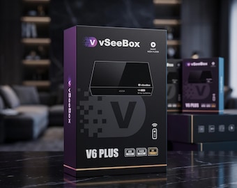 vSeeBox v6 Plus - Modelo más reciente - TV Box / vSeeBox V6 Plus Android TV Box – Último modelo