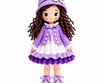Roz Amigurumi Doll Crochet Pattern PDF