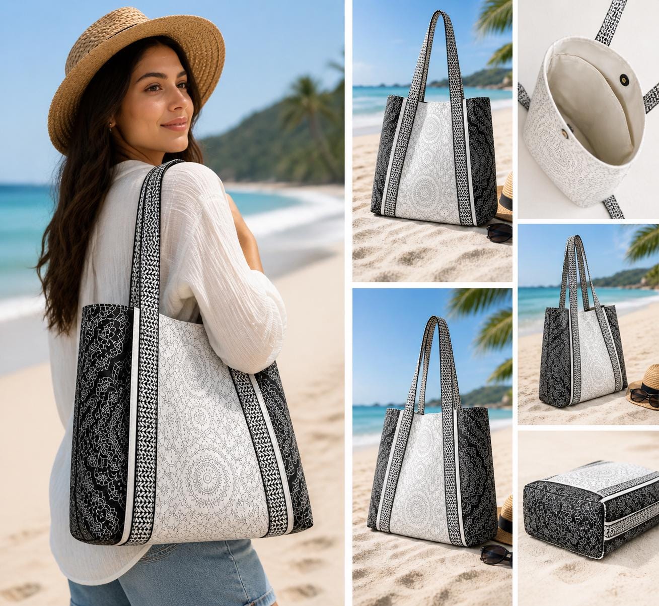 Market Tote Bag Sewing Pattern – Easy-to-follow - Etsy