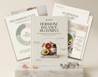 Hormon Balance Blueprint Frauen | Hormon-Reset-Anleitung, Zyklusstütze (PDF Download)