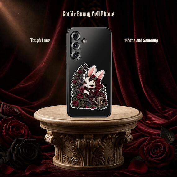 Gothic Bunny Rose Witch phone case