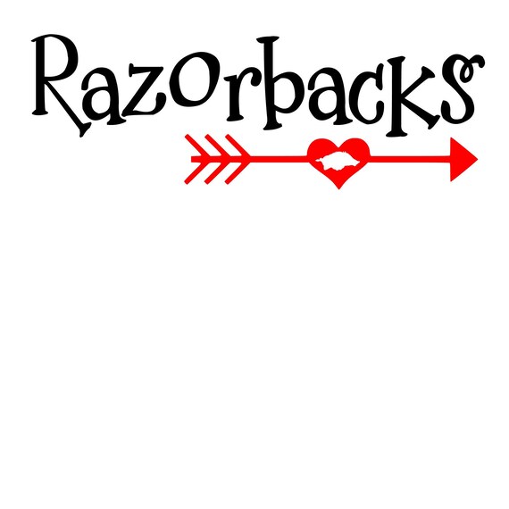 Download Arkansas Razorbacks Cutting File For Silhouette Cricut Or Etsy SVG, PNG, EPS, DXF File