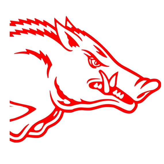 Arkansas Razorbacks Cutting File For Silhouette Cricut Or Etsy