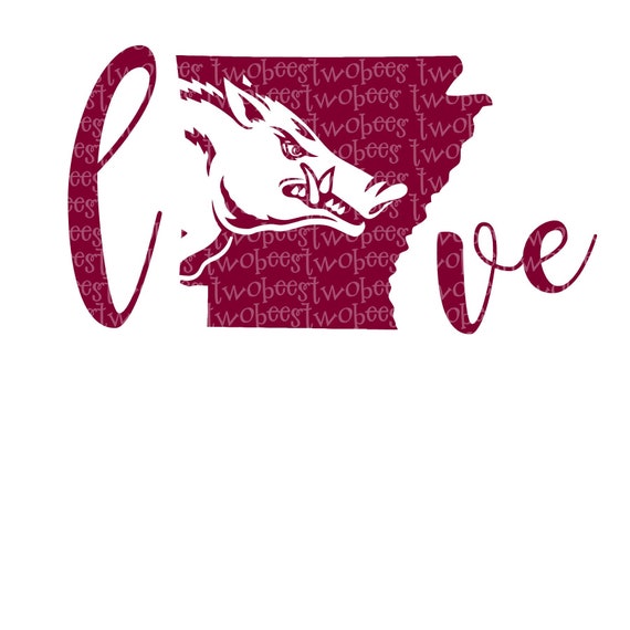 Download Arkansas Razorbacks State Cutting File For Silhouette Cricut Etsy SVG, PNG, EPS, DXF File