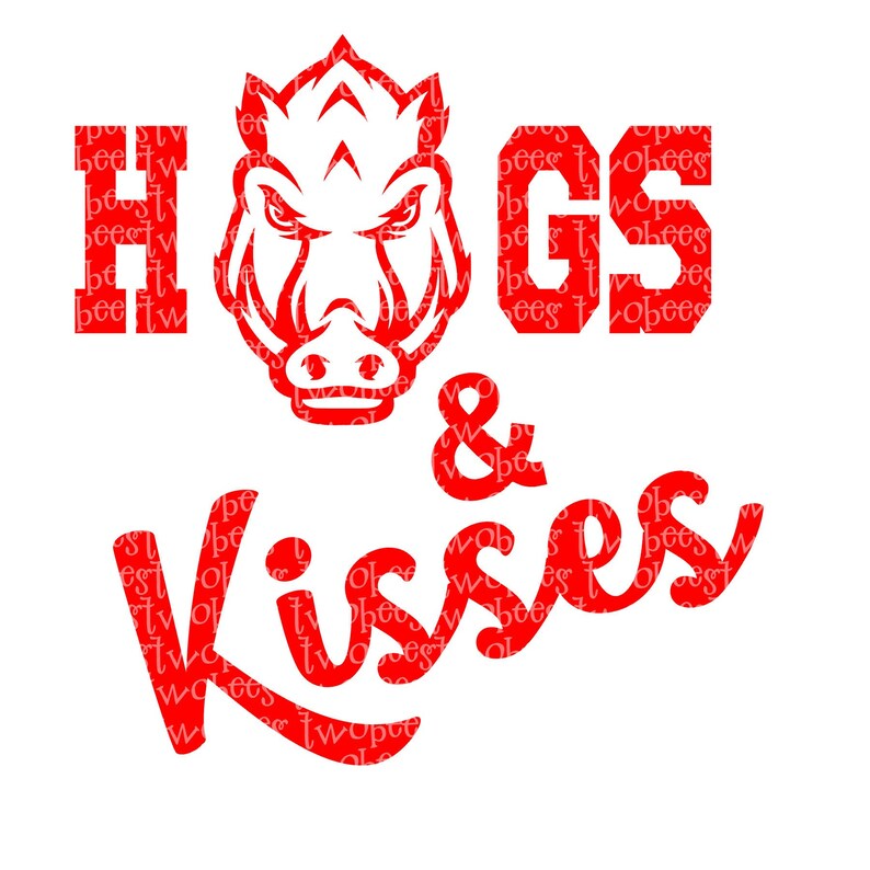 HOGS and KISSES SVG | Etsy