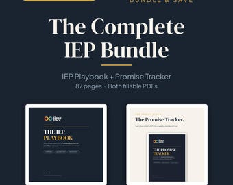 First IEP Meeting System for Parents | IEP Playbook + Promise Tracker | Prep & Follow-Through | Printable PDF