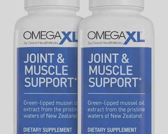 Pack Of 2 Omega XL 300 Capsules-Green Lipped Mussel Joint & Muscle Relief