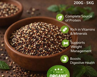 Organic Tricolor Quinoa - 200G - 5KG