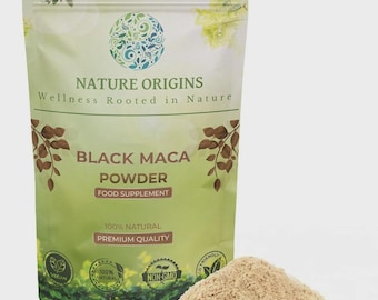 Pure Black Maca Powder Natural (Libido, Fertility, Peruvian Ginseng) 50G - 1KG