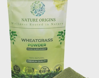 Nature Origins Pure Wheatgrass Powder – Natural Superfood Supplement