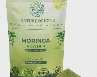 100% Natural Moringa Powder – Superfood Vitamin Supplement (50g-1KG)