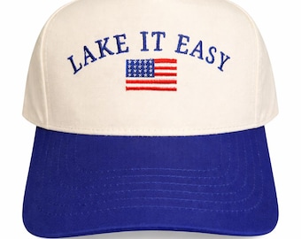 Gorra trucker snapback patriótica Lake It Easy