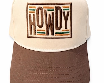 Gorra de camionero Snapback "Just Say Howdy"