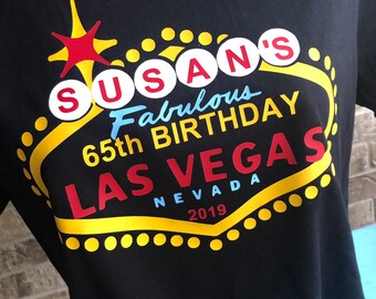 Download Las vegas birthday | Etsy