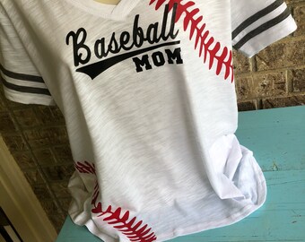 plus size baseball mom shirts