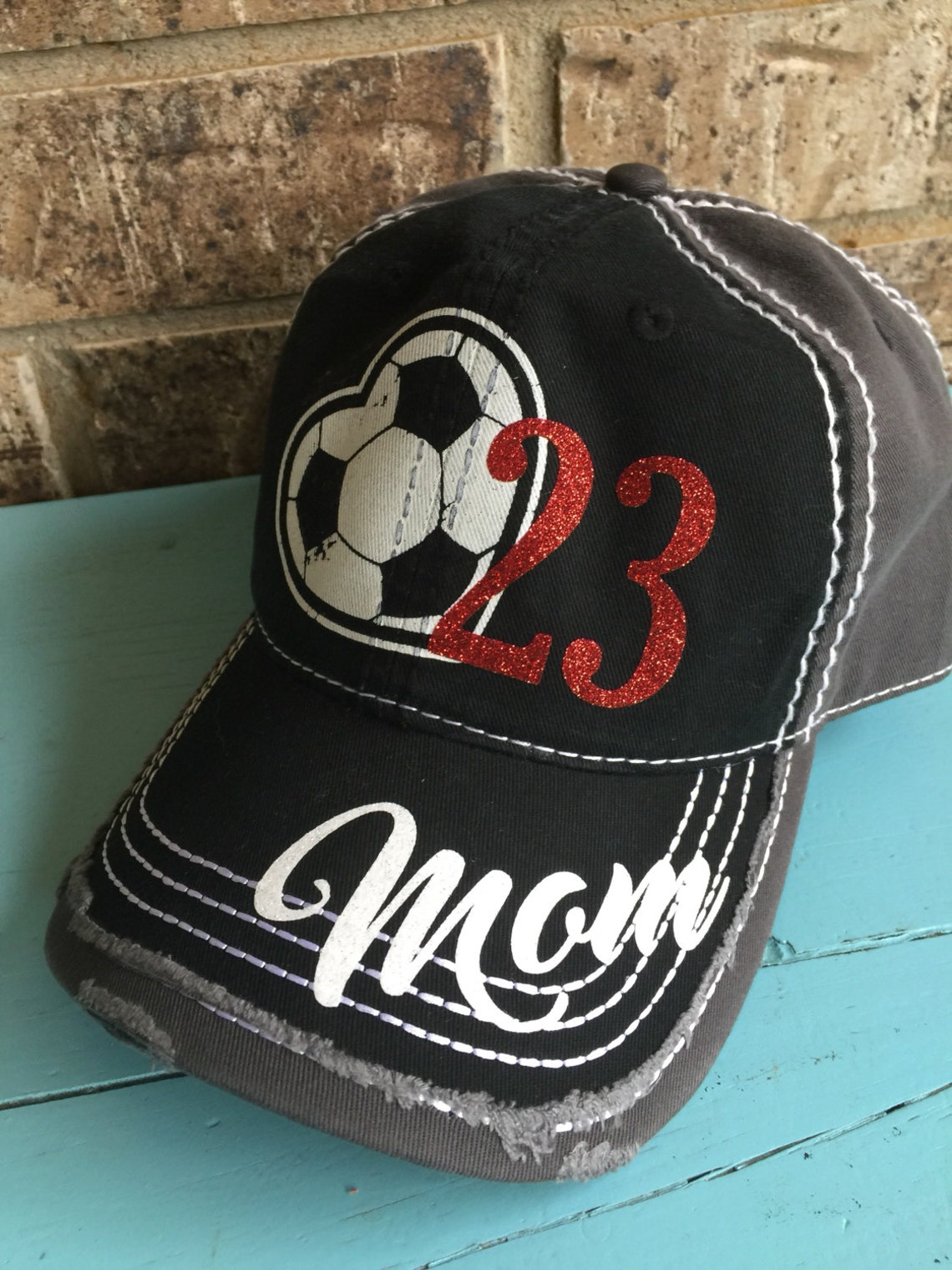 Customized Soccer Mom Cap Fun Soccer Baseball Cap Soccer Mom Etsy