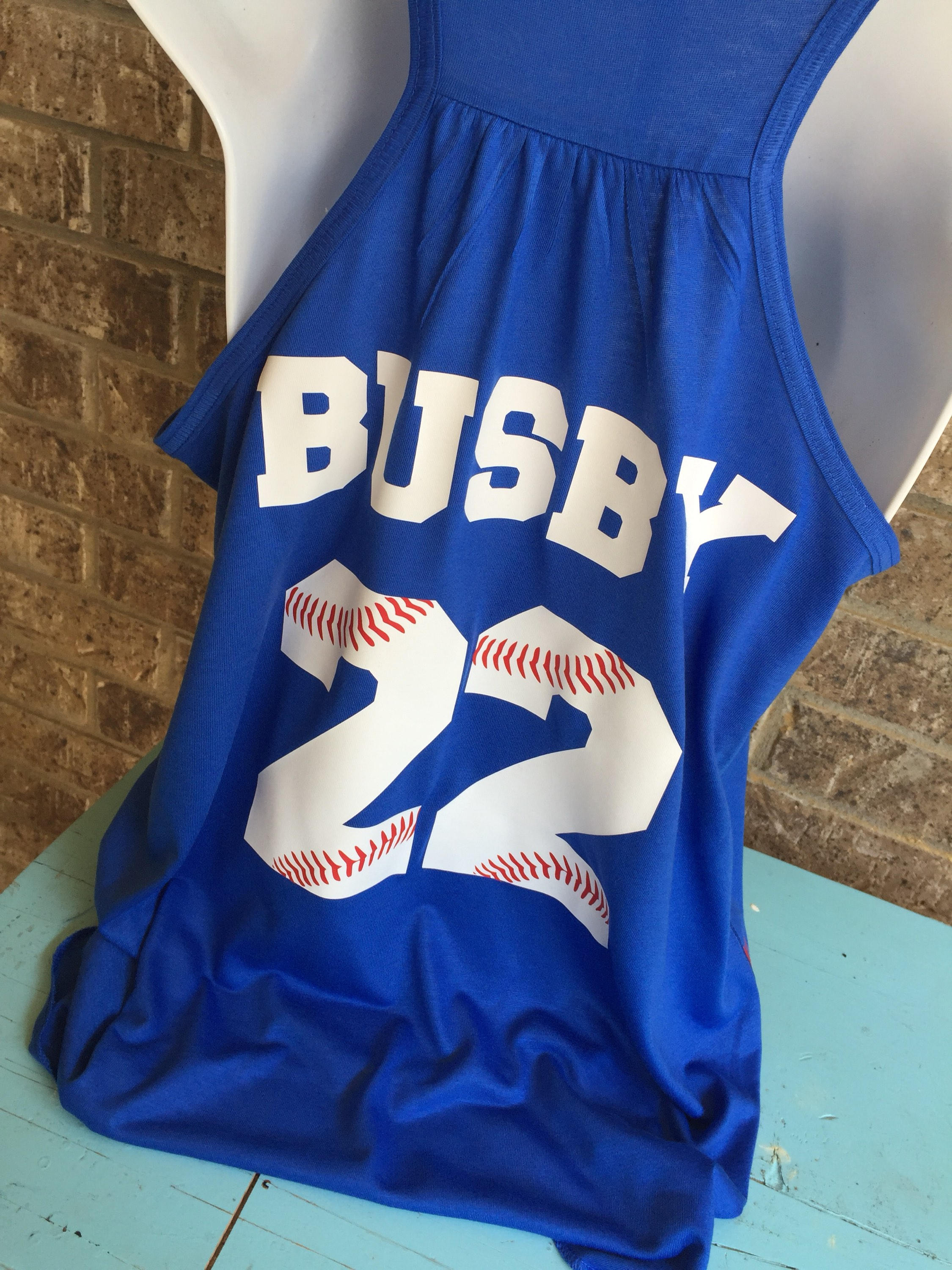Baseball Laces ADD Name and Jersey on the back of shirt | Etsy