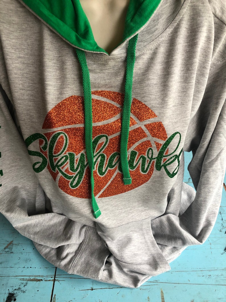 Basketball Team Hoodie Basketball Sweatshirt Basketball Etsy