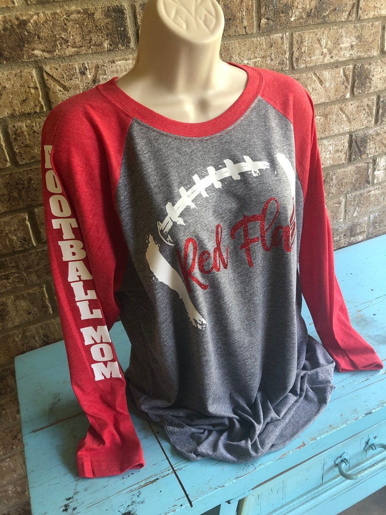 Football mom shirt with team name Personalized Football Mom | Etsy