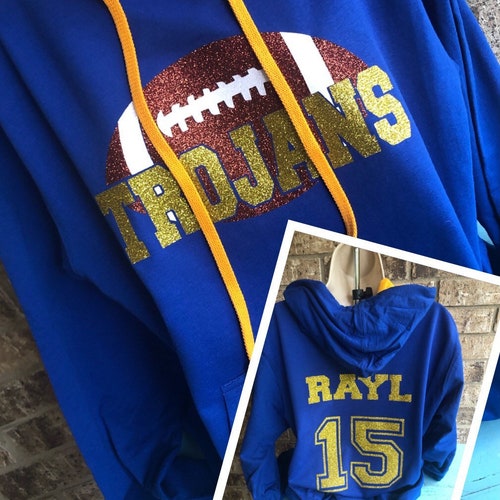 Football It's Gameday Hoodie Custom Name and Colors - Etsy