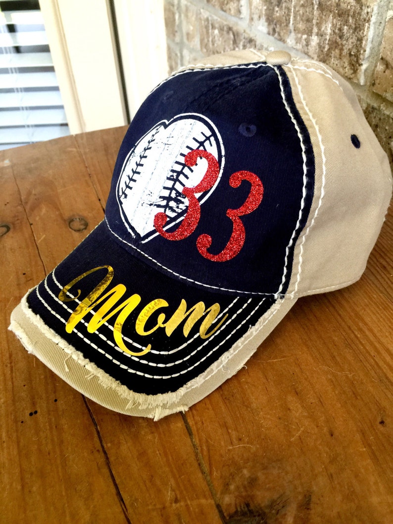 Customized Baseball Mom Cap Fun Baseball Cap Baseball Mom Etsy