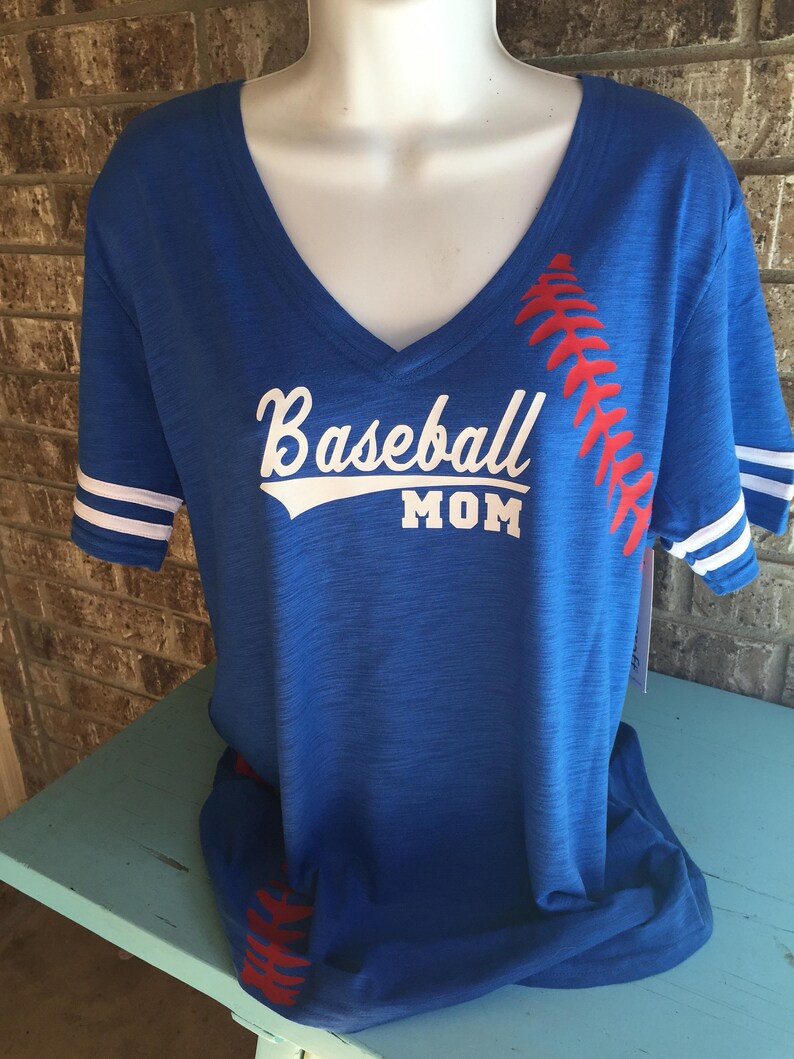 Baseball Laces TShirt with baseball mom shirt Customized Etsy