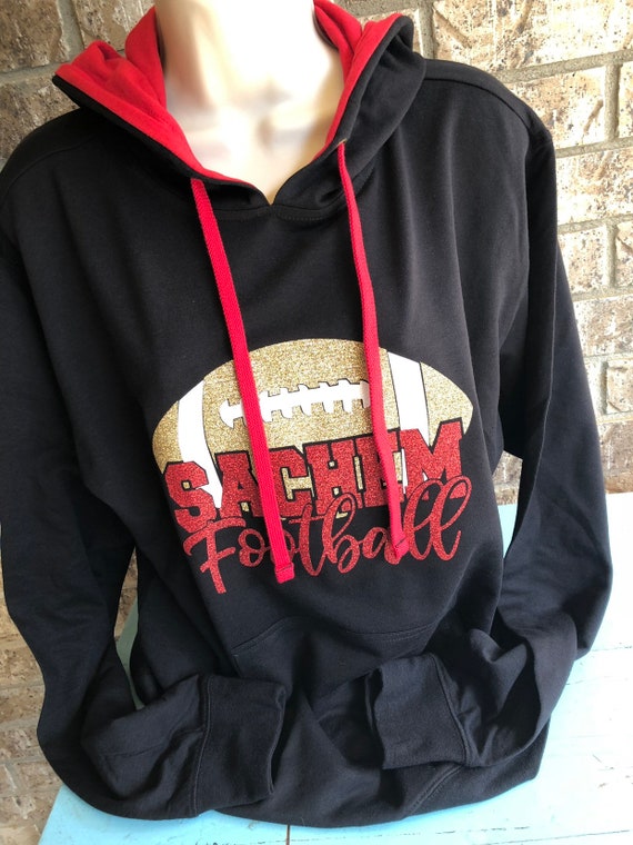 Football Mom Hoodie Custom Team Name and Colors Customize | Etsy