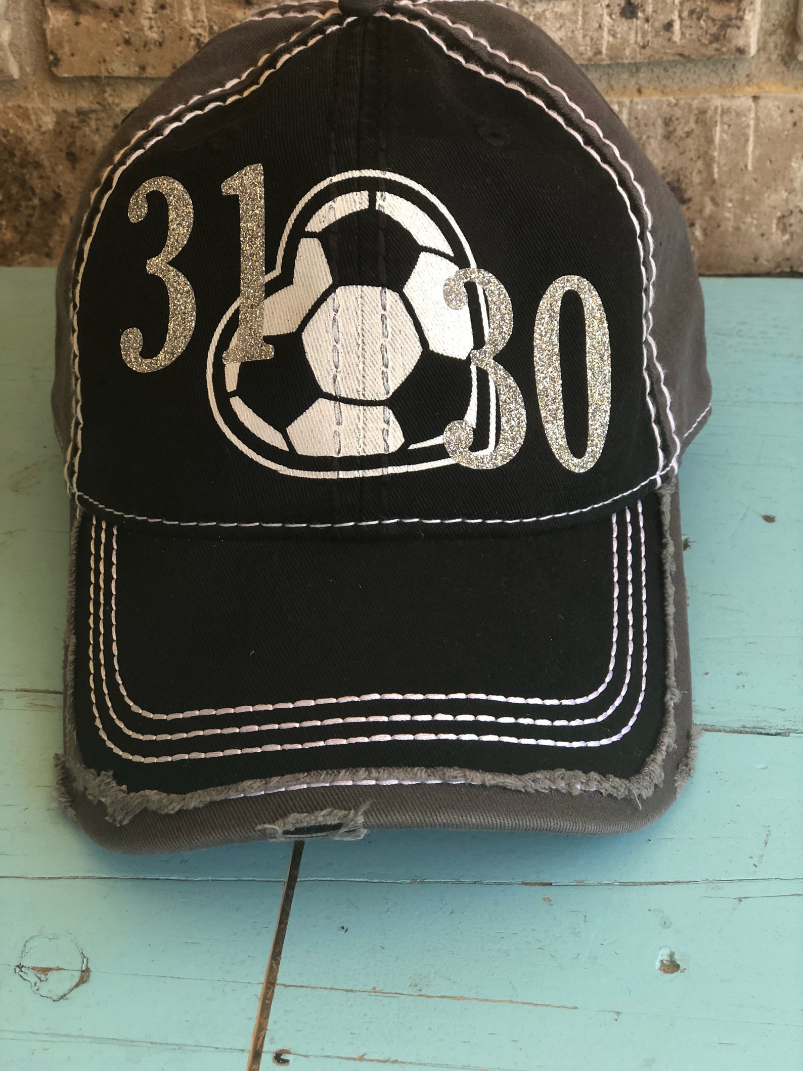 Customized Soccer Mom Cap Fun Soccer Baseball Cap With 2 Etsy