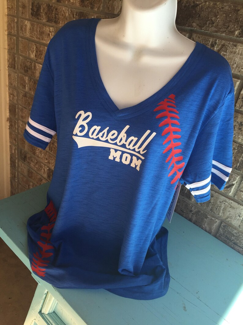 Baseball Laces TShirt with baseball mom shirt Customized Etsy