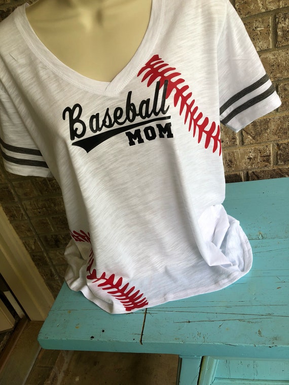 Baseball Laces TShirt with baseball mom shirt Customized Etsy