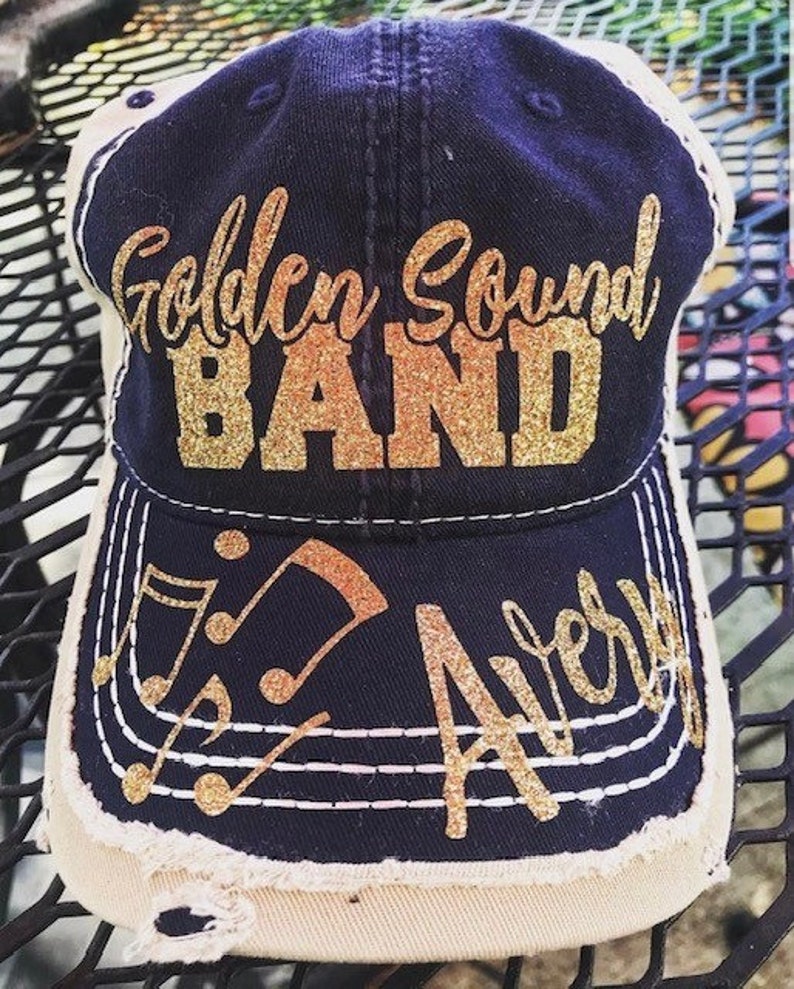 CUSTOM Band cap choose your colors and band name Band Mom Etsy