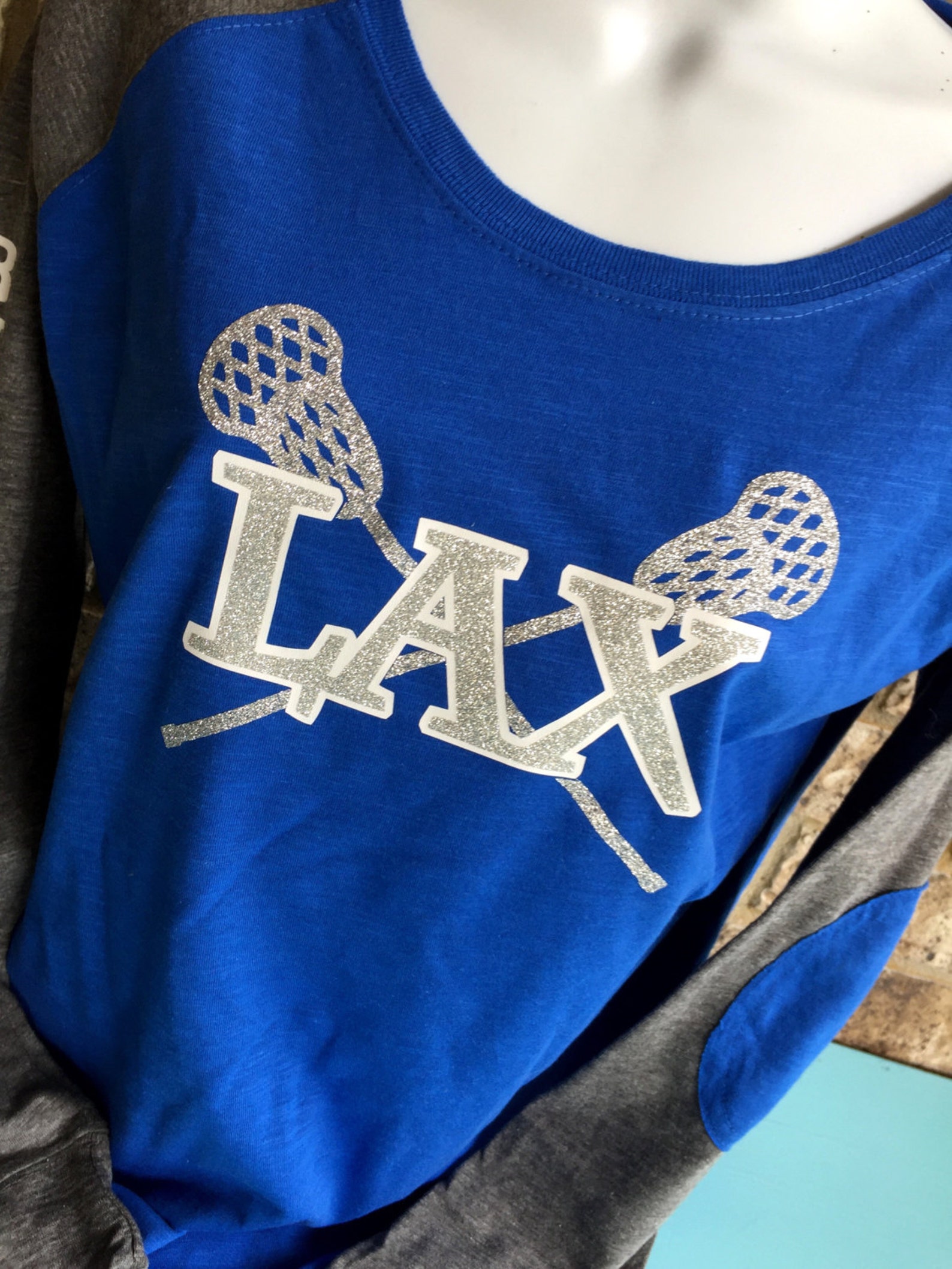 Customized Glitter Lacrosse Shirt LAX shirt Lacrosse mom Etsy