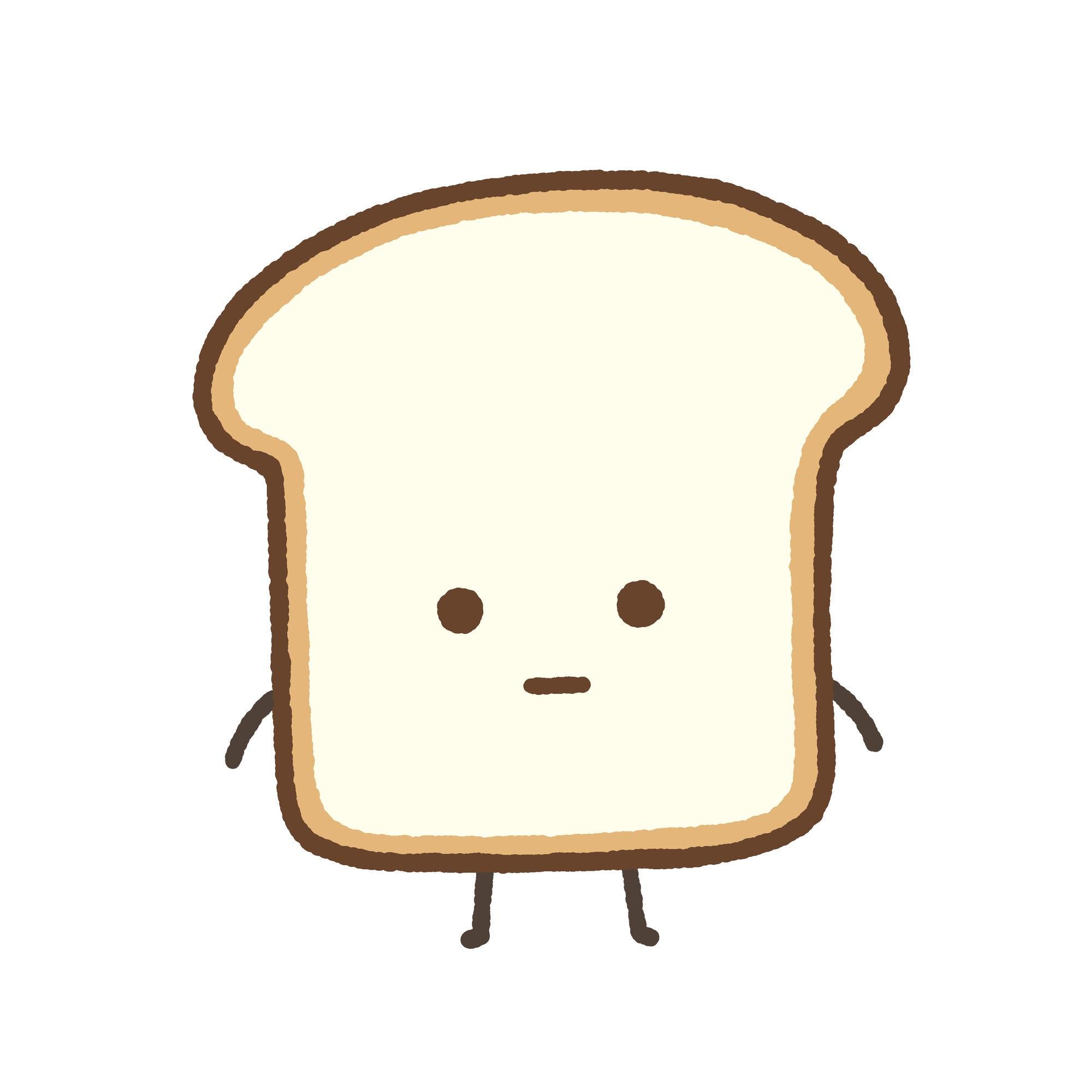 Bread Slice Vtuber Model, Premade Live2d Avatar for Vtube Studio ...