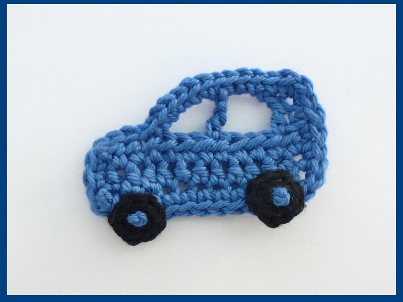 Handmade Sew on Patches Crochet Applique 3 Small Crochet Etsy