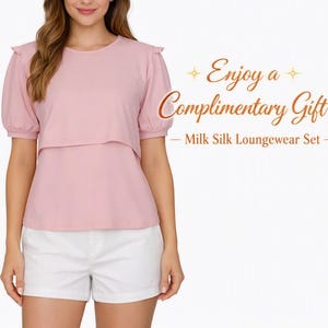 Front Access Breastfeeding top shirt. Made to last a long time.